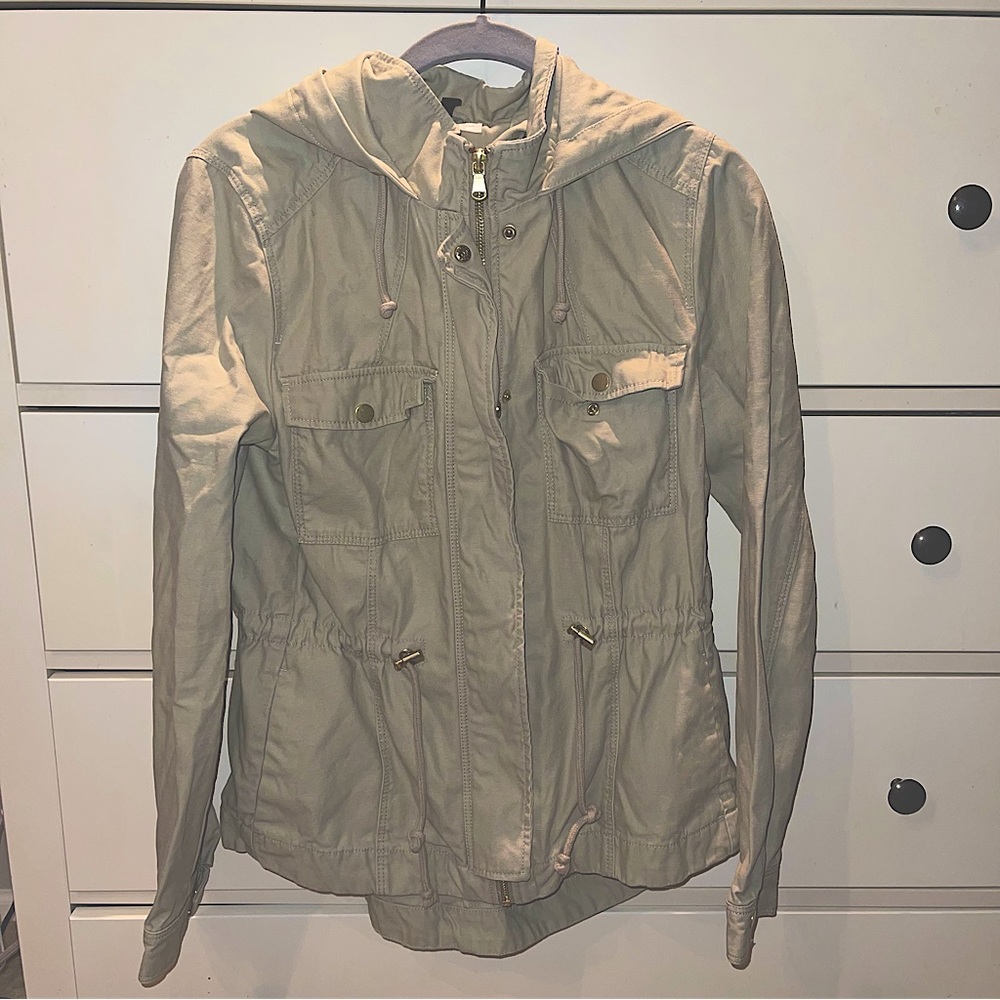 H&M Khaki Parka/Utility Jacket